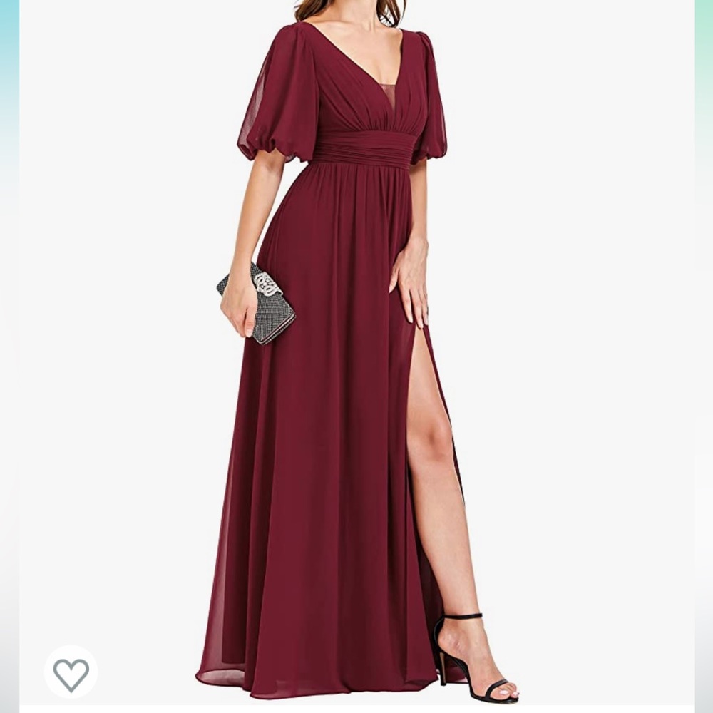 Ever Pretty Evening Dress Burgundy
